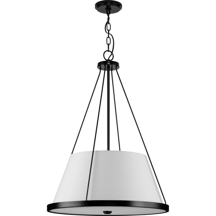 Progress Lighting 9450035731M Saffert 3 Light 60W Pendant Medium Base Matte Black (P500357-31M)