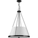 Progress Lighting 9450035731M Saffert 3 Light 60W Pendant Medium Base Matte Black (P500357-31M)