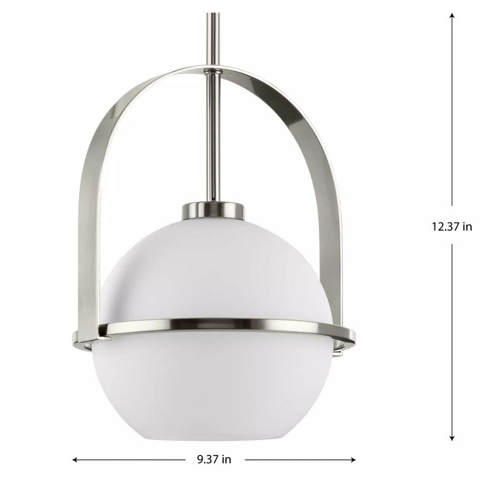 Progress Lighting 94500358009 Delayne 1 Light 100W Pendant Medium Base Brushed Nickel (P500358-009)