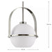 Progress Lighting 94500358009 Delayne 1 Light 100W Pendant Medium Base Brushed Nickel (P500358-009)