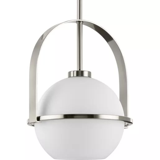 Progress Lighting 94500358009 Delayne 1 Light 100W Pendant Medium Base Brushed Nickel (P500358-009)