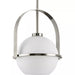 Progress Lighting 94500358009 Delayne 1 Light 100W Pendant Medium Base Brushed Nickel (P500358-009)