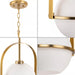 Progress Lighting 94500358109 Delayne 1 Light 100W Pendant Medium Base Brushed Bronze (P500358-109)