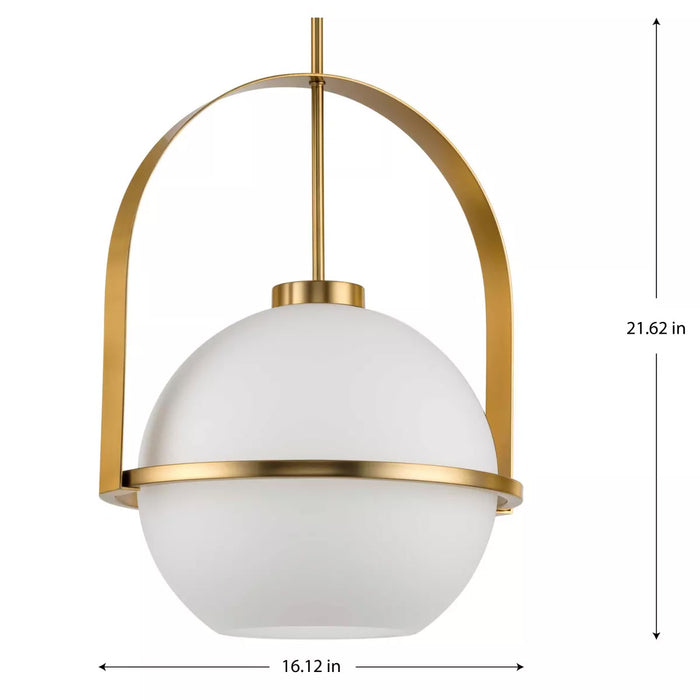 Progress Lighting 94500359109 Delayne 1 Light 100W Pendant Medium Base Brushed Bronze (P500359-109)