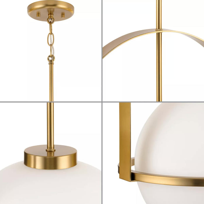 Progress Lighting 94500359109 Delayne 1 Light 100W Pendant Medium Base Brushed Bronze (P500359-109)