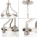 Progress Lighting 94500360009 Parkhurst 1 Light 60W Mini-Pendant Medium Base Brushed Nickel (P500360-009)