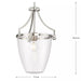 Progress Lighting 94500360009 Parkhurst 1 Light 60W Mini-Pendant Medium Base Brushed Nickel (P500360-009)