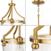 Progress Lighting 94500360109 Parkhurst 1 Light 60W Mini-Pendant Medium Base Brushed Bronze (P500360-109)