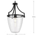 Progress Lighting 9450036031M Parkhurst 1 Light 60W Mini-Pendant Medium Base Matte Black (P500360-31M)