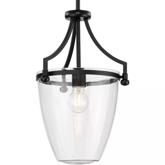 Progress Lighting 9450036031M Parkhurst 1 Light 60W Mini-Pendant Medium Base Matte Black (P500360-31M)