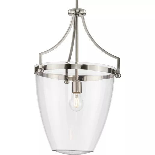 Progress Lighting 94500361009 Parkhurst 1 Light 60W Pendant Medium Base Brushed Nickel (P500361-009)