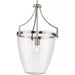 Progress Lighting 94500361009 Parkhurst 1 Light 60W Pendant Medium Base Brushed Nickel (P500361-009)