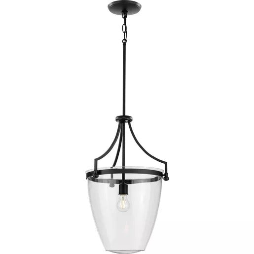 Progress Lighting 9450036131M Parkhurst 1 Light 60W Pendant Medium Base Matte Black (P500361-31M)