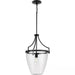 Progress Lighting 9450036131M Parkhurst 1 Light 60W Pendant Medium Base Matte Black (P500361-31M)