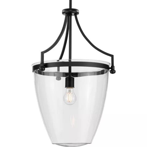 Progress Lighting 9450036131M Parkhurst 1 Light 60W Pendant Medium Base Matte Black (P500361-31M)