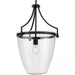 Progress Lighting 9450036131M Parkhurst 1 Light 60W Pendant Medium Base Matte Black (P500361-31M)