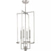 Progress Lighting 94500363009 Elara 4 Light 60W Hall And Foyer Light Candelabra Base Brushed Nickel (P500363-009)