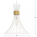 Progress Lighting 94500365028 Lorin 1 Light 60W Pendant Medium Base Satin White (P500365-028)