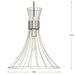 Progress Lighting 94500365186 Lorin 1 Light 60W Pendant Medium Base Burnished Nickel (P500365-186)