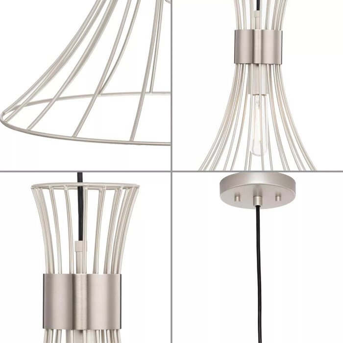Progress Lighting 94500365186 Lorin 1 Light 60W Pendant Medium Base Burnished Nickel (P500365-186)