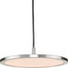 Progress Lighting 9450036600930 Everlume LED 1 Light 20W LED Pendant Brushed Nickel (P500366-009-30)