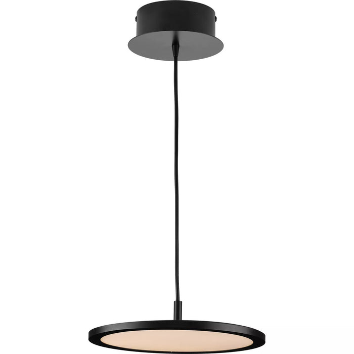 Progress Lighting 9450036631M30 Everlume LED 1 Light 20W LED Pendant Matte Black (P500366-31M-30)