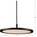 Progress Lighting 9450036631M30 Everlume LED 1 Light 20W LED Pendant Matte Black (P500366-31M-30)