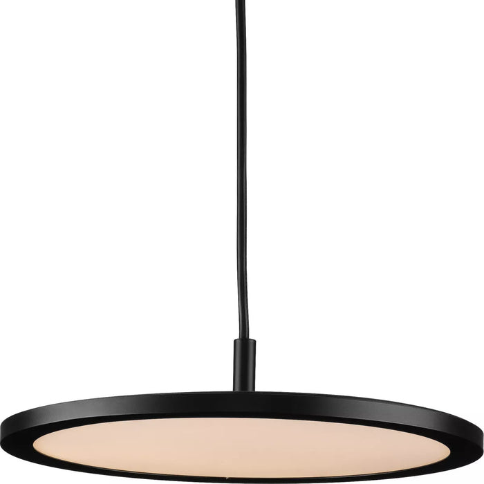 Progress Lighting 9450036631M30 Everlume LED 1 Light 20W LED Pendant Matte Black (P500366-31M-30)