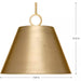 Progress Lighting 94500368109 Parkhurst 3 Light 60W Pendant Medium Base Brushed Bronze (P500368-109)