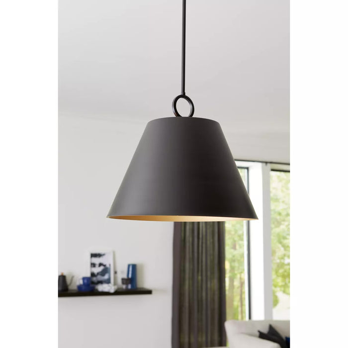 Progress Lighting 9450036831M Parkhurst 3 Light 60W Pendant Medium Base Matte Black (P500368-31M)