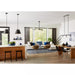 Progress Lighting 9450036831M Parkhurst 3 Light 60W Pendant Medium Base Matte Black (P500368-31M)