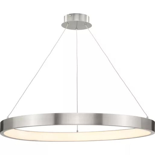 Progress Lighting 9450037000930 Inverse 1 Light 35W LED Pendant Brushed Nickel (P500370-009-30)