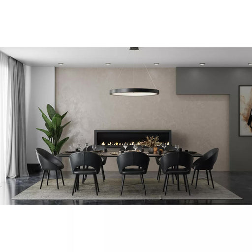 Progress Lighting 9450037031M30 Inverse 1 Light 35W LED Pendant Matte Black (P500370-31M-30)