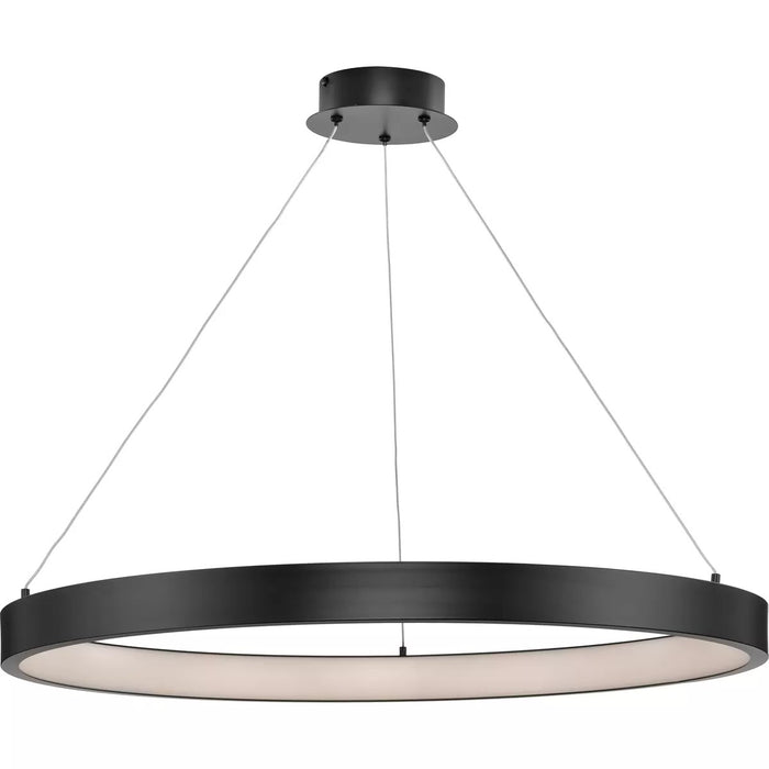 Progress Lighting 9450037031M30 Inverse 1 Light 35W LED Pendant Matte Black (P500370-31M-30)