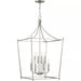 Progress Lighting 94500371009 Parkhurst 8 Light 60W Hall And Foyer Light Candelabra Base Brushed Nickel (P500371-009)