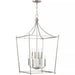 Progress Lighting 94500371009 Parkhurst 8 Light 60W Hall And Foyer Light Candelabra Base Brushed Nickel (P500371-009)