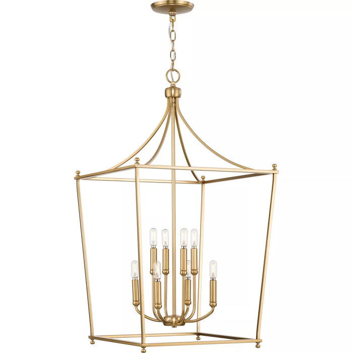Progress Lighting 94500371109 Parkhurst 8 Light 60W Hall And Foyer Light Candelabra Base Brushed Bronze (P500371-109)