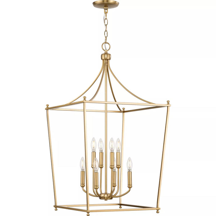 Progress Lighting 94500371109 Parkhurst 8 Light 60W Hall And Foyer Light Candelabra Base Brushed Bronze (P500371-109)