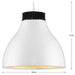 Progress Lighting 9450037202830 Radian LED 1 Light 15W LED Pendant Satin White (P500372-028-30)