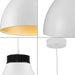 Progress Lighting 9450037202830 Radian LED 1 Light 15W LED Pendant Satin White (P500372-028-30)