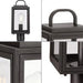 Progress Lighting 94540064020 Grandbury 1 Light 75W Outdoor Post Lantern Medium Base Antique Bronze (P540064-020)