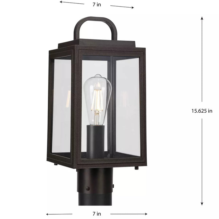 Progress Lighting 94540064020 Grandbury 1 Light 75W Outdoor Post Lantern Medium Base Antique Bronze (P540064-020)