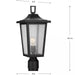 Progress Lighting 94540093031 Padgett 1 Light 100W Outdoor Post Lantern Medium Base Black (P540093-031)