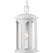 Progress Lighting 94550050028 Gables 1 Light 75W Outdoor Hanging Lantern Medium Base Satin White (P550050-028)