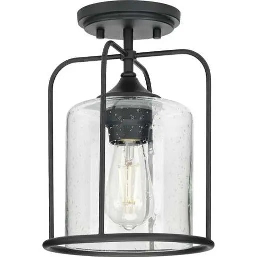 Progress Lighting 94550110031 Watch Hill 1 Light 60W Outdoor Flush Mount Medium Base Black (P550110-031)