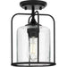 Progress Lighting 94550110031 Watch Hill 1 Light 60W Outdoor Flush Mount Medium Base Black (P550110-031)