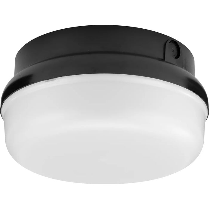 Progress Lighting 9455011403130 Hard Nox 1 Light 25W Outdoor Flush Mount Black (P550114-031-30)