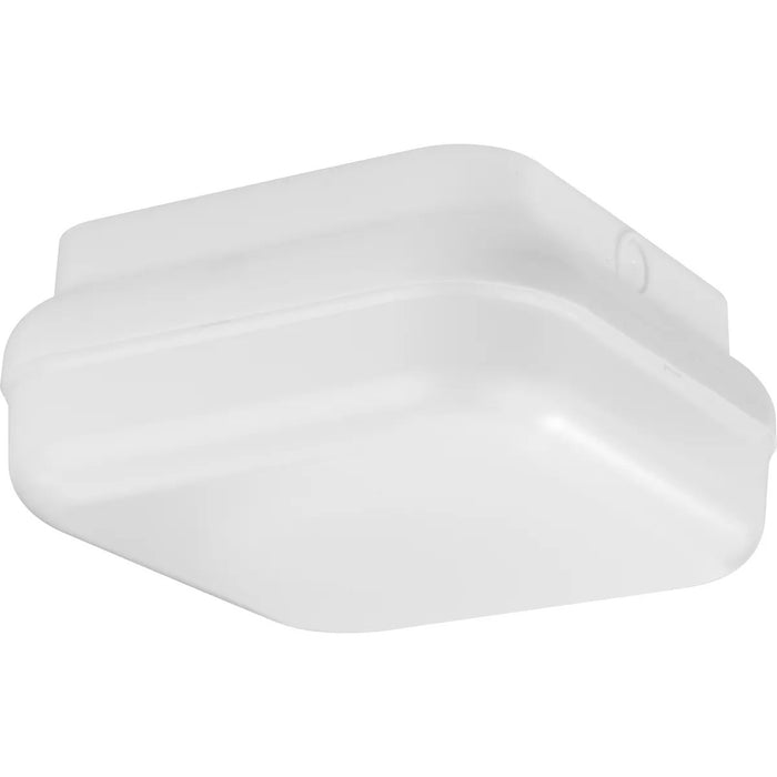 Progress Lighting 9455011502830 Hard Nox 1 Light 25W Outdoor Flush Mount Satin White (P550115-028-30)