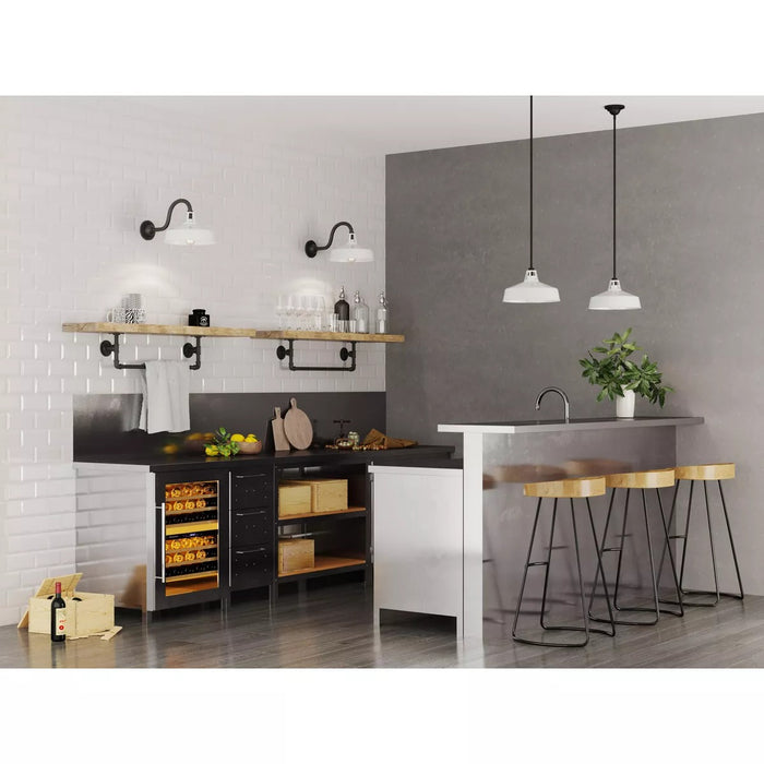 Progress Lighting 94550116030 Cedar Springs 1 Light 100W Outdoor Pendant Medium Base White (P550116-030)