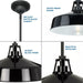 Progress Lighting 94550116031 Cedar Springs 1 Light 100W Outdoor Pendant Medium Base Black (P550116-031)